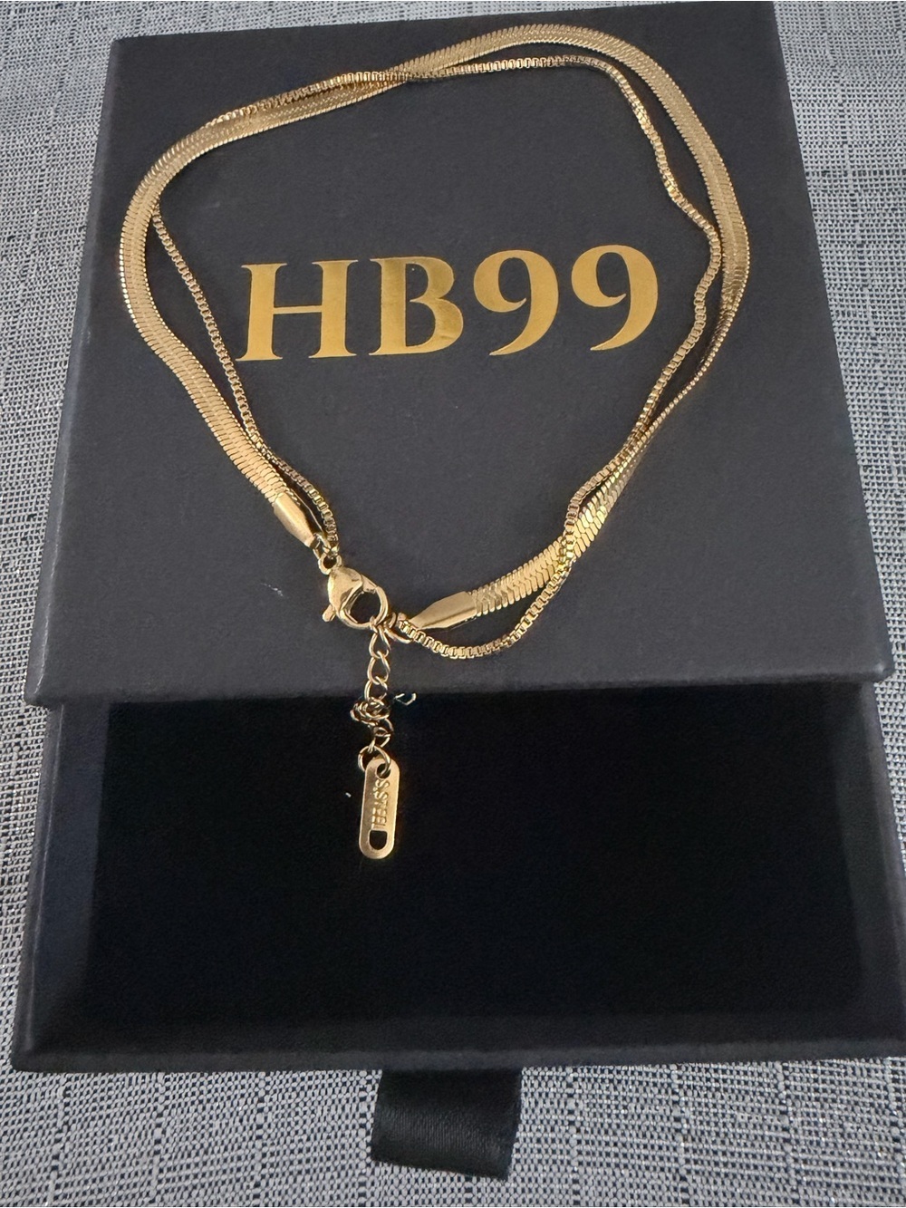 HB99 Gold Multi-Chain Layered Bracelet for Women
